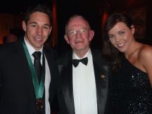 With Nicole and Billy Slater