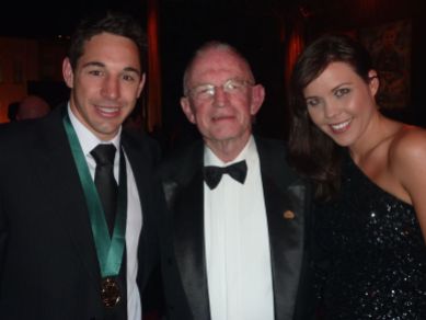 With Nicole and Billy Slater